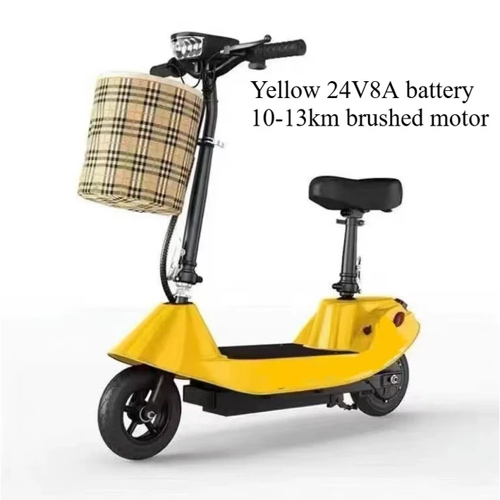 배터리가 있는 미니 전기 스쿠터 소형 접이식 자동차 출퇴근 및 캠퍼스 이동용
