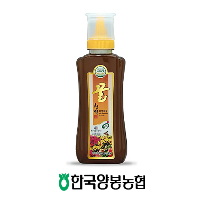 [한국양봉농협 직접출고] 청밀 야생화꿀 500g(튜브), 1개, 500g