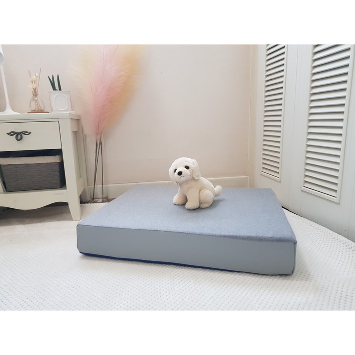 8DECO 강아지계단 애견계단 펫스텝 와이드 1단 (60*70*10), 와이드 1단 그레이