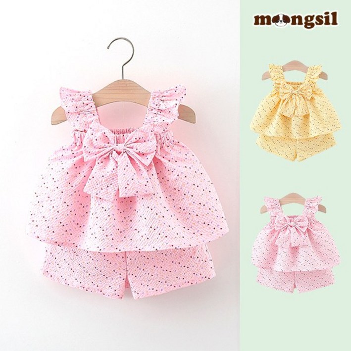 몽실이 쁘띠하트 리본나시상하복