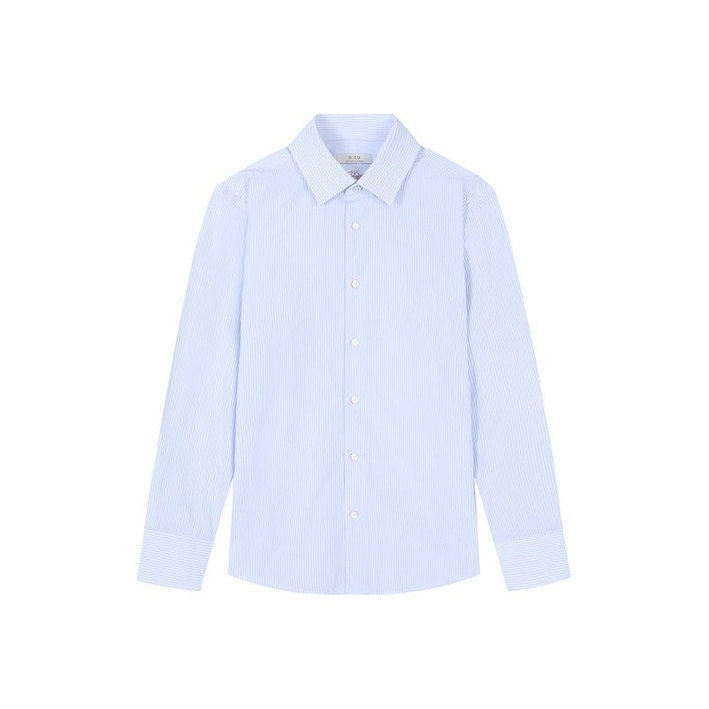 지이크 스트라이프 코튼 와이셔츠 블루 PHBAH5006