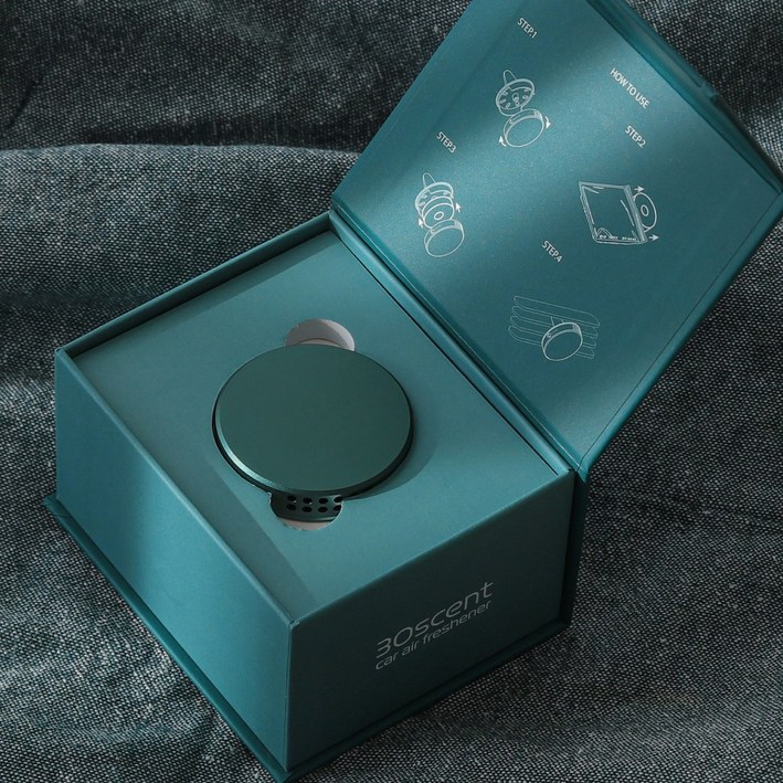 30센트 명품 차량용 방향제 고급 자동차 송풍구 디퓨저 리필, 그린