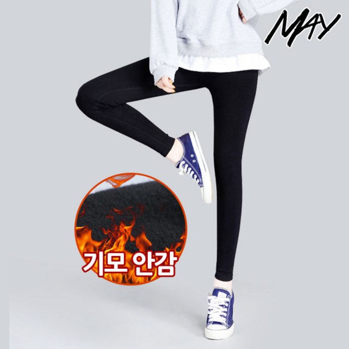 메이 여성용 타이즈  양모 밍크 기모 레깅스 (S~XL)