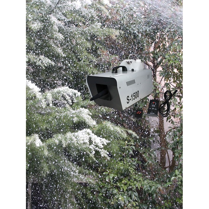 스노우 머신 인공 눈 기계 눈꽃 무대 촬영 소품 무선