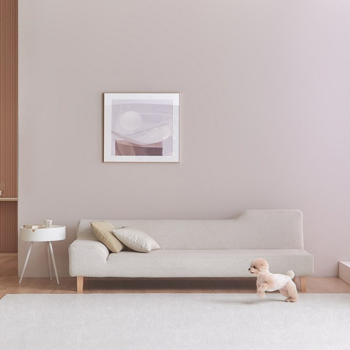 피오르 반려동물 미끄럼방지 매트 러그형, 미스트 스톤, 1개