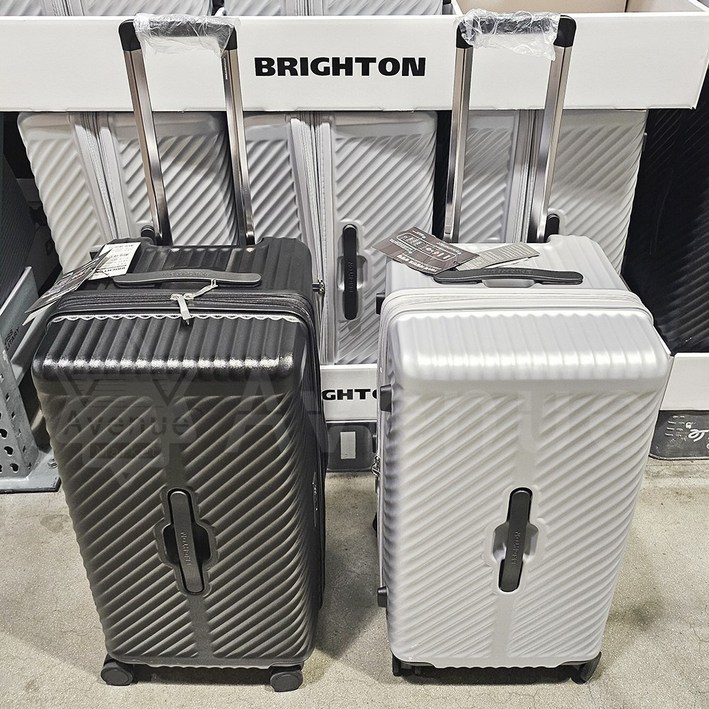 코스트코 브라이튼 로샤인 여행가방 72cm 26 수화물용 중형캐리어 폴리카보네이트 블랙, 실버 하드캐리어