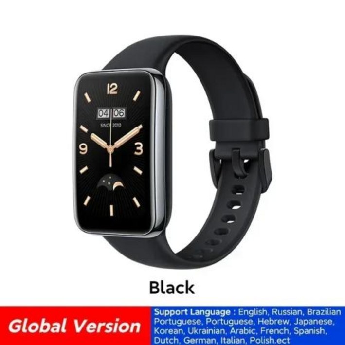 글로벌 버전 샤오미 스마트 밴드 7 프로 1.64 인치 AMOLED 스크린 혈액 산소 모니터링 GPS 스포츠 추적 시계