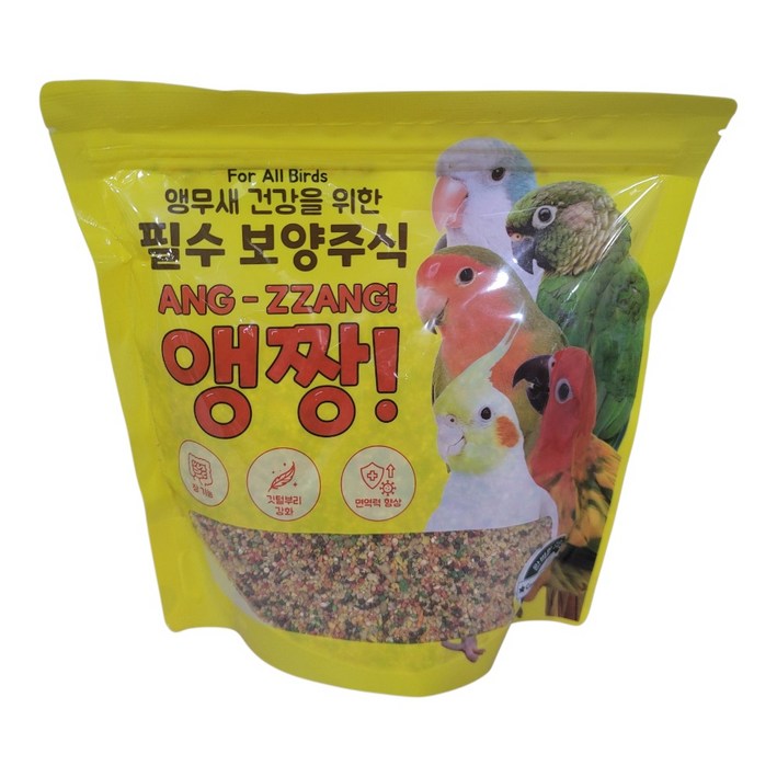 앵무새간식  보양식  앵짱 사료  500g