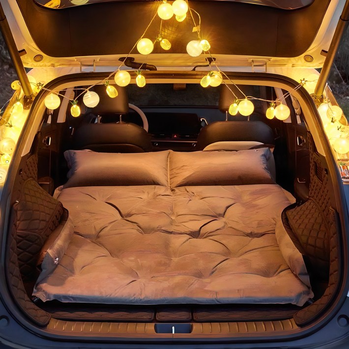 메이튼 레드와일드 차박 자충 에어 매트  수납용 가방, 다크그레이