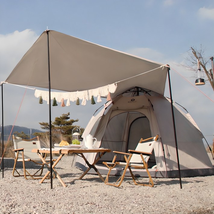 로티캠프 육각 원터치텐트 패밀리형  전용 헥사타프