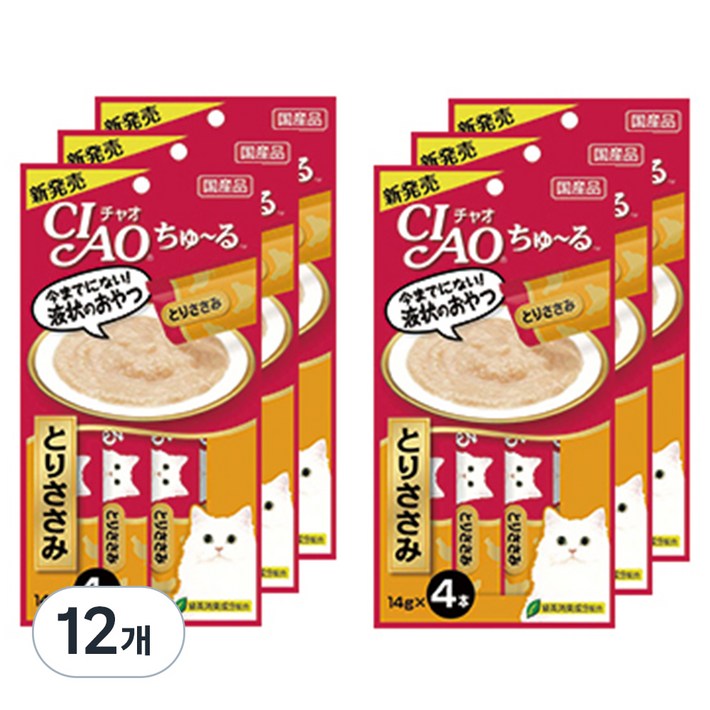 챠오츄르 고양이 짜먹는 간식 4p