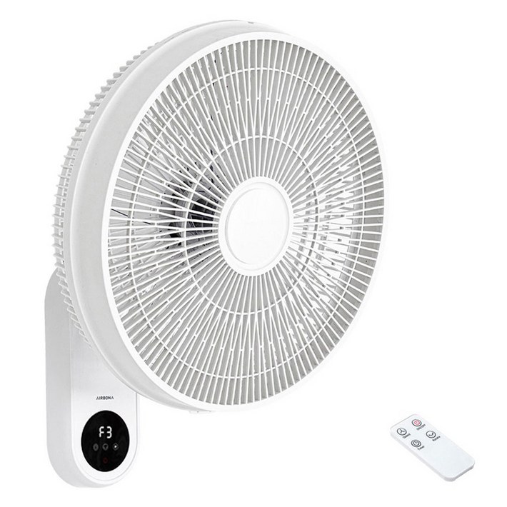 에어보나 리모컨 벽걸이 선풍기 AB508WR, AB508WR