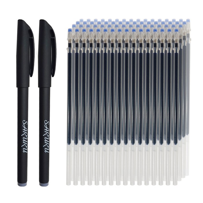 사루루 기화펜 2p 리필심 100p 0.5mm, 혼합색상, 1세트