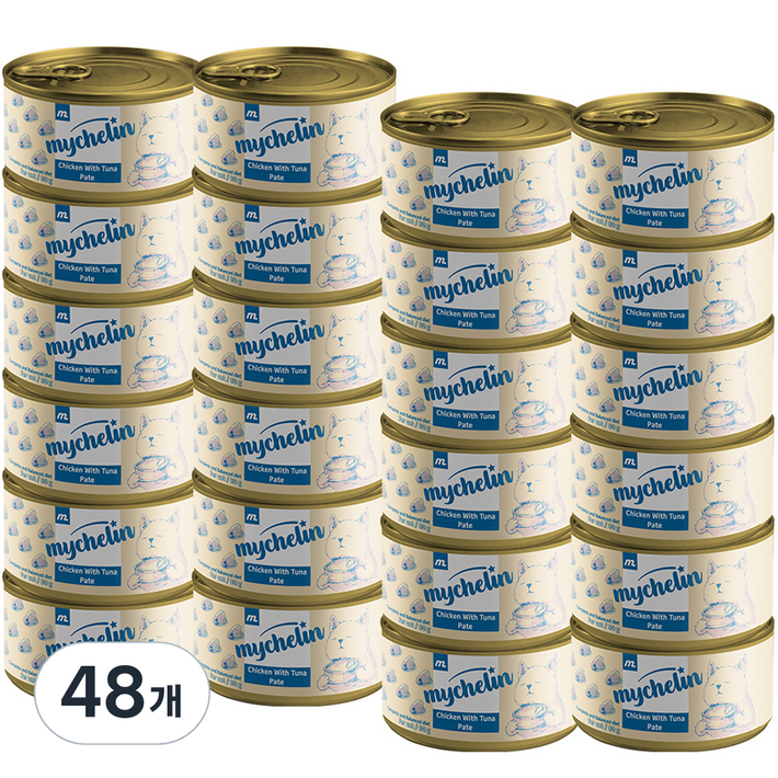 마이베프 전연령용 마이슐랭 고양이 참치 파테 습식캔