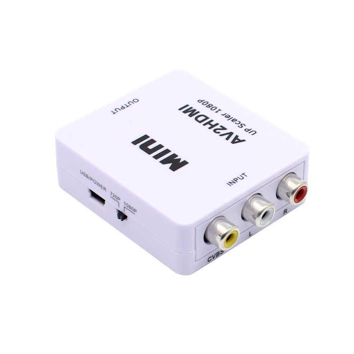 넥시 AV to HDMI 컨버터, NX3RCAHD, 1개