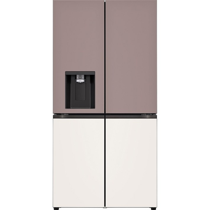LG전자 오브제컬렉션 얼음정수기 디오스 4도어 냉장고 글라스 820L 방문설치 - 쇼핑앤샵