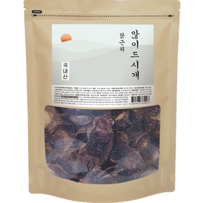 많이드시개 대용량 국내산 강아지 수제간식, 닭근위, 250g, 1개 많이드시개 대용량 국내산 강아지 수제간식, 닭근위, 250g, 1개