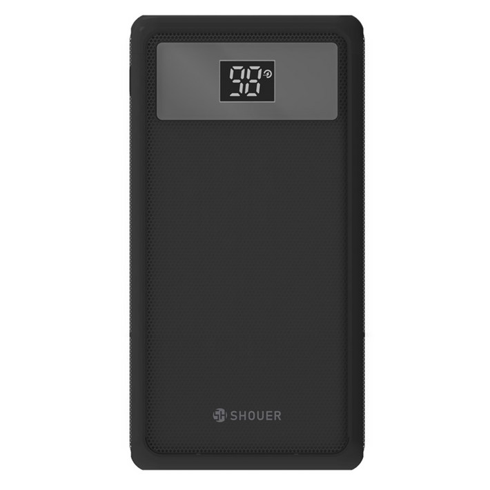 샤우어 145W 고속 보조배터리 40000mAh 멀티단자, SHT 4016, 블랙