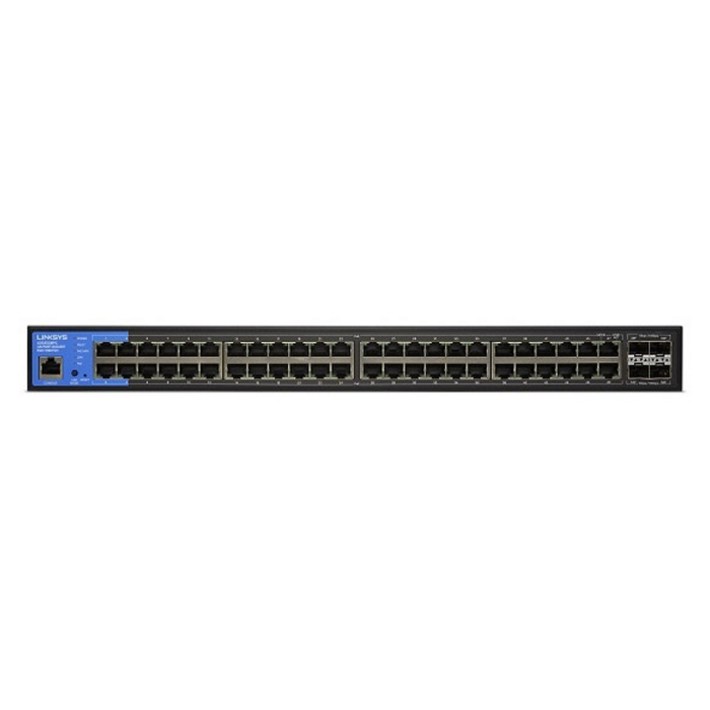 링크시스 48포트 PoE 1000Mbps10G 4SFP 스위칭허브, LGS352MPC, 1개