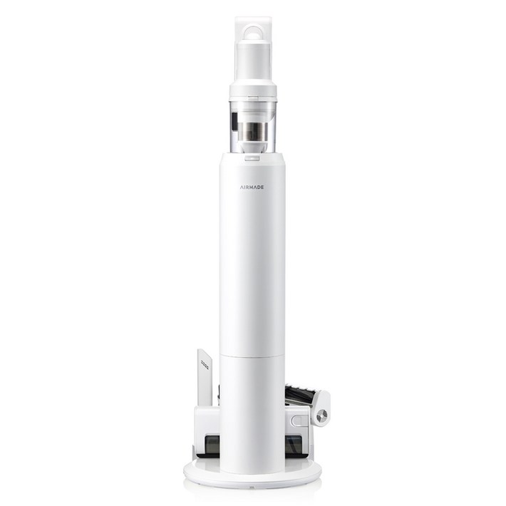 에어메이드 자동 먼지비움 스마트타워 진공 무선청소기 AMC3501A, AMC3501A, 화이트 에어메이드 자동 먼지비움 스마트타워 진공 무선청소기 AMC3501A, AMC3501A, 화이트