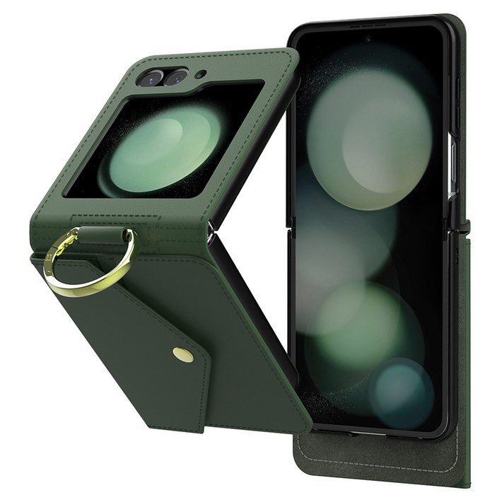 엑씨 리버티 탈부착 지갑 카드포켓 PU 가죽 힌지보호 링 휴대폰 케이스