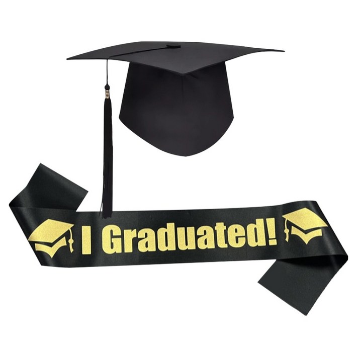 코히모 학사모 어깨띠 소품세트 5W0277, 졸업, 1세트