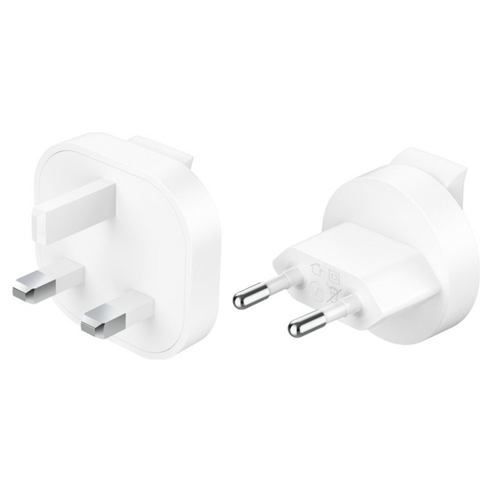 벨킨 부스트차지 프로 3포트 Gan 초고속 충전기 전용 여행용 변환 어댑터 플러그 WCH016fqWH-V2