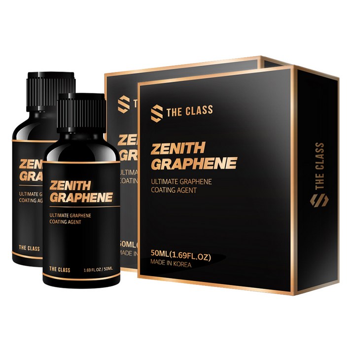 더클래스 제니스 그래핀 유리막 코팅제, 50ml, 2개 더클래스 제니스 그래핀 유리막 코팅제, 50ml, 2개