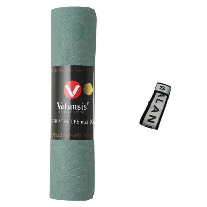 밸런시스 TPE 요가 매트  스트랩, 민트그린, 1세트