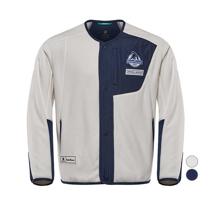 블랙야크 남녀공용 폴라 브이넥 자켓 1BYJKF3510