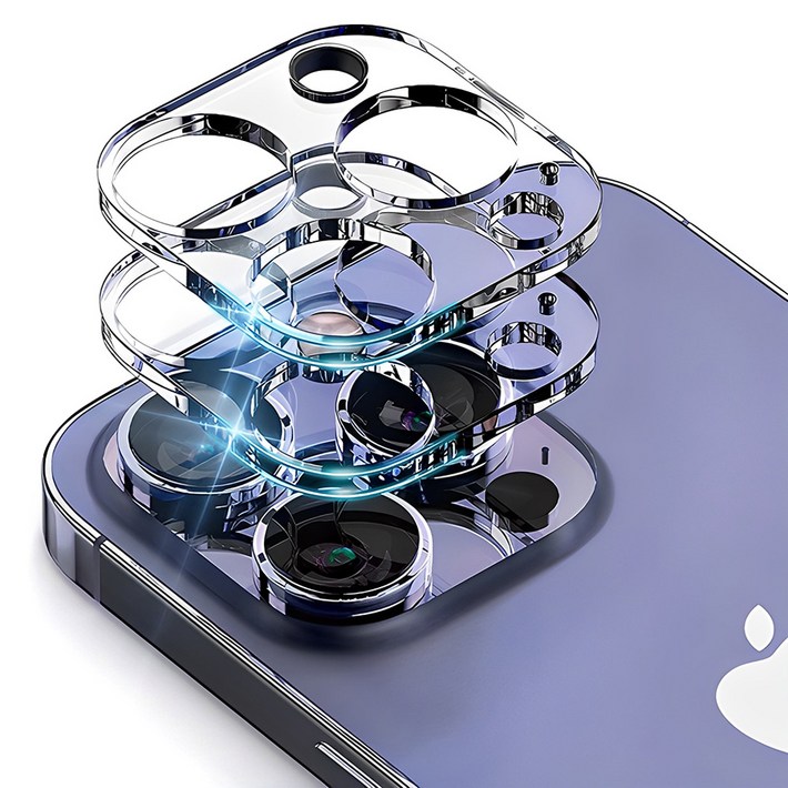 구스페리 에어가드 카메라 렌즈 풀커버 강화유리 휴대폰 액정보호 필름 2매