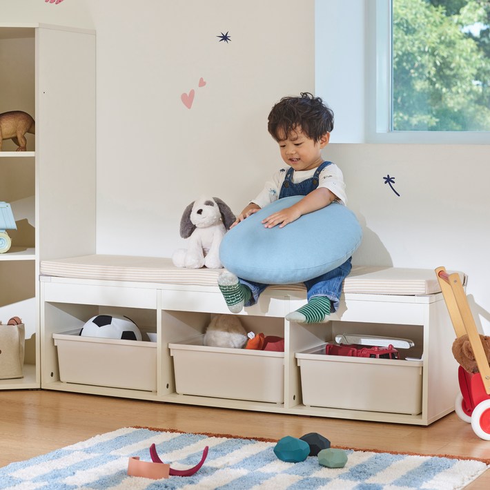 한샘 샘키즈 벤치 고밀도폼 방석 1200