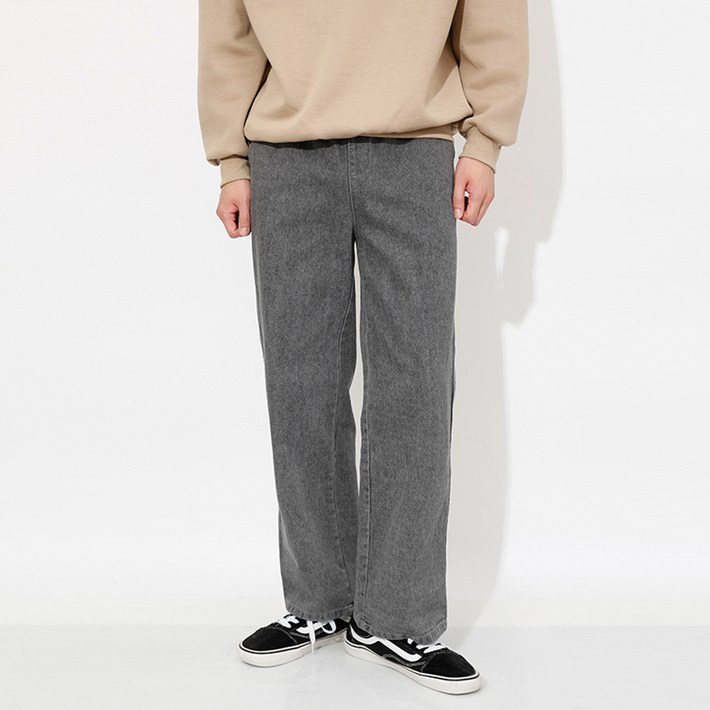 해리슨 남성용 밴딩 와이드 데님 팬츠 HA1024 APR1004