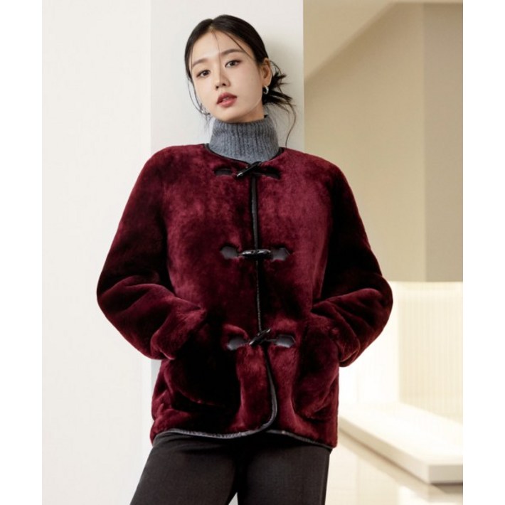 CELEBSHOP EDITION 호주산 시어링 리얼 무스탕 2041745708 296087