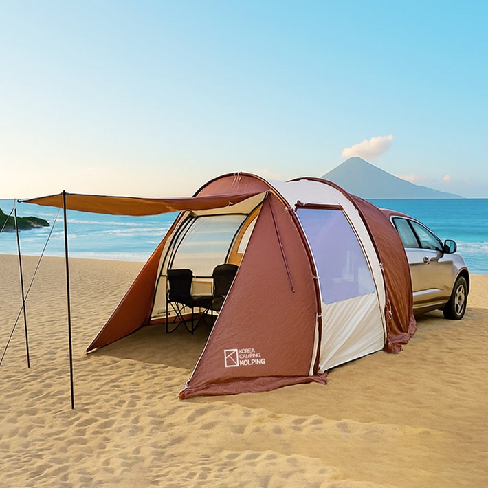 콜핑 캠핑 카 차박 텐트 도킹쉘터 카쉘터