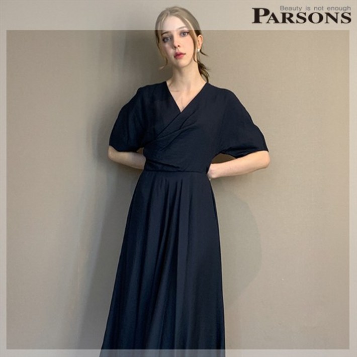 파슨스Parsons 파슨스 Young Wrap Dress PW2R5OP05887176