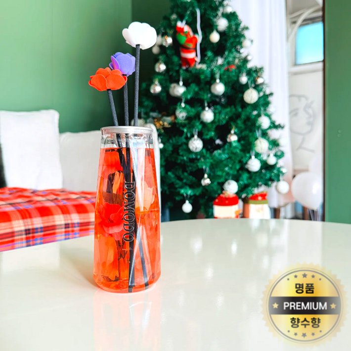 도모도 플라워 디자인 디퓨저 프리미엄 퍼퓸 향수향 인테리어 소품 실내 방향제 대용량