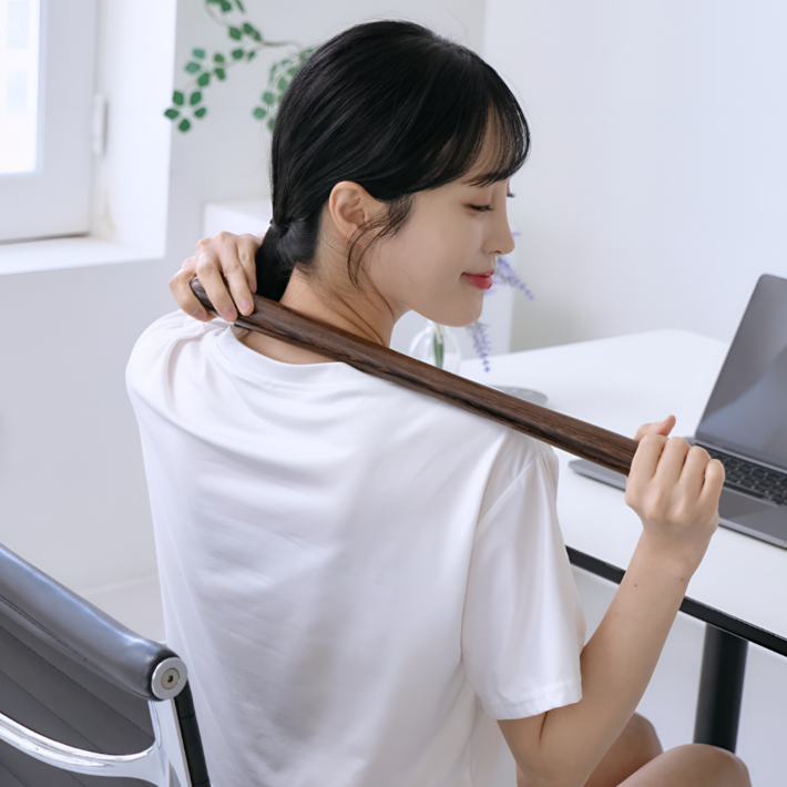 바디플로우 뱀부 전신 마사지봉 마사지 스틱