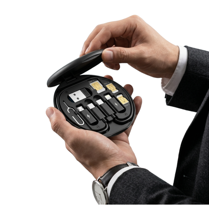 쏙 젠더 여행인기템 멀티 충전기 어댑터 아이폰 갤럭시 호환 C타입 변환 케이블 박스