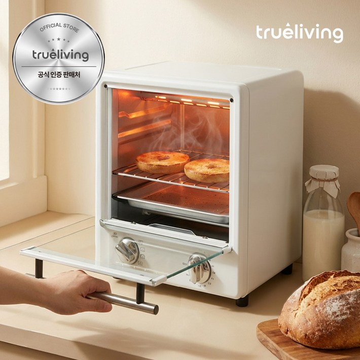 트루리빙 레트로 미니 오븐 12L