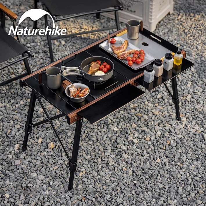 네이처하이크 퀵오픈 IGT 테이블 2.0 경량 높이조절 휴대용 야외 캠핑 접이식 전술 식탁