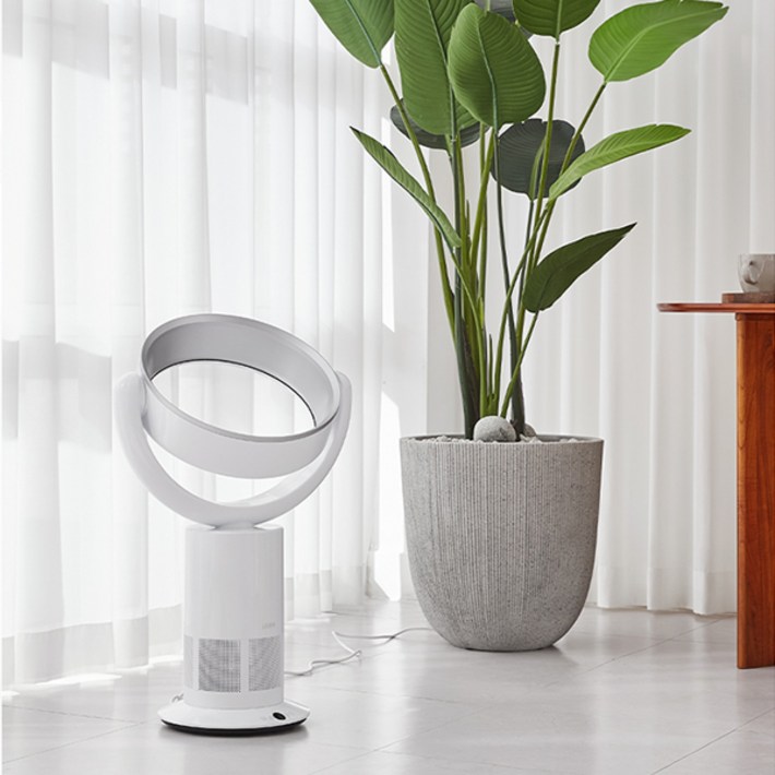 슈퍼HOTLEZEN 르젠 날개없이 안전한 BLDC 원형 각도조절 무엽선풍기 LZEFNF24, 단품