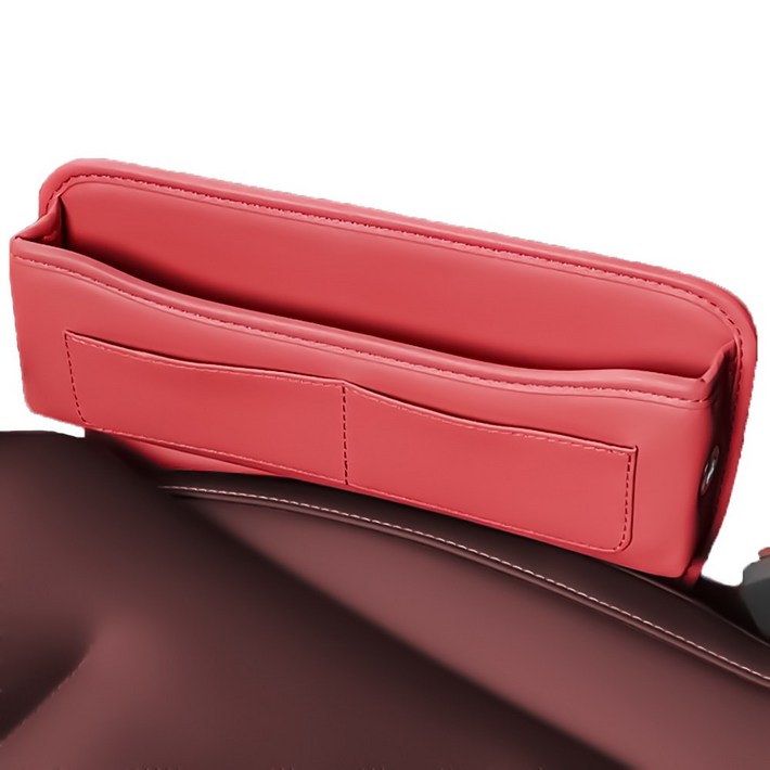 볼체 차량 사이드 포켓 정리함 앞좌석 틈새 전용 자동차 수납함, 04.모던 레드, 2개