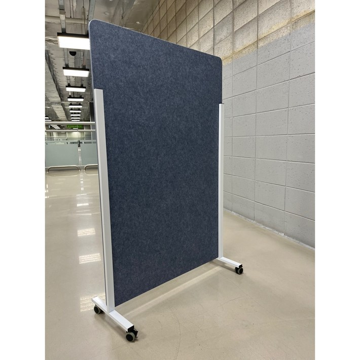 사무실파티션 사무용 파티션 책상 칸막이 회사 이동식 높이조절 가림막 공간분리 인테리어, 다크그레이9mm