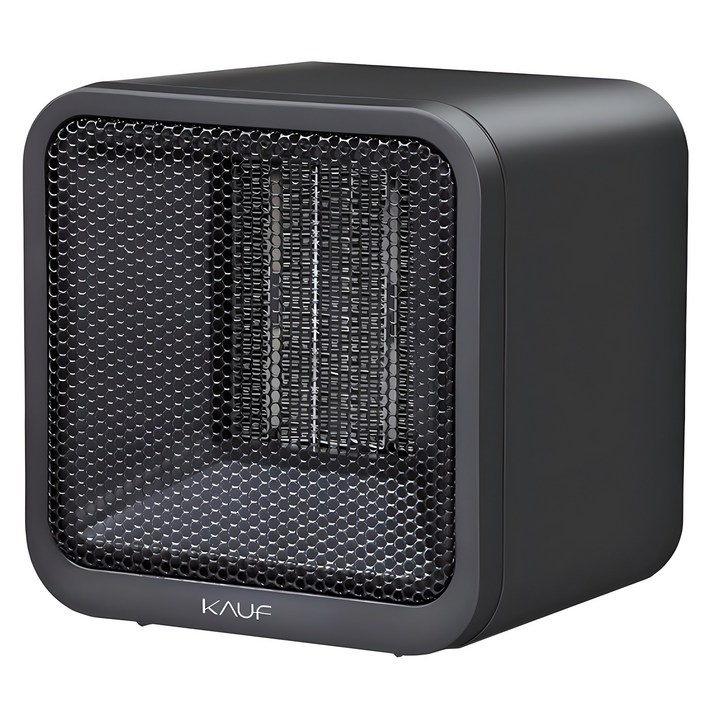 카프 PTC 공기순환난방 미니 온풍기, KFFH01, 블랙