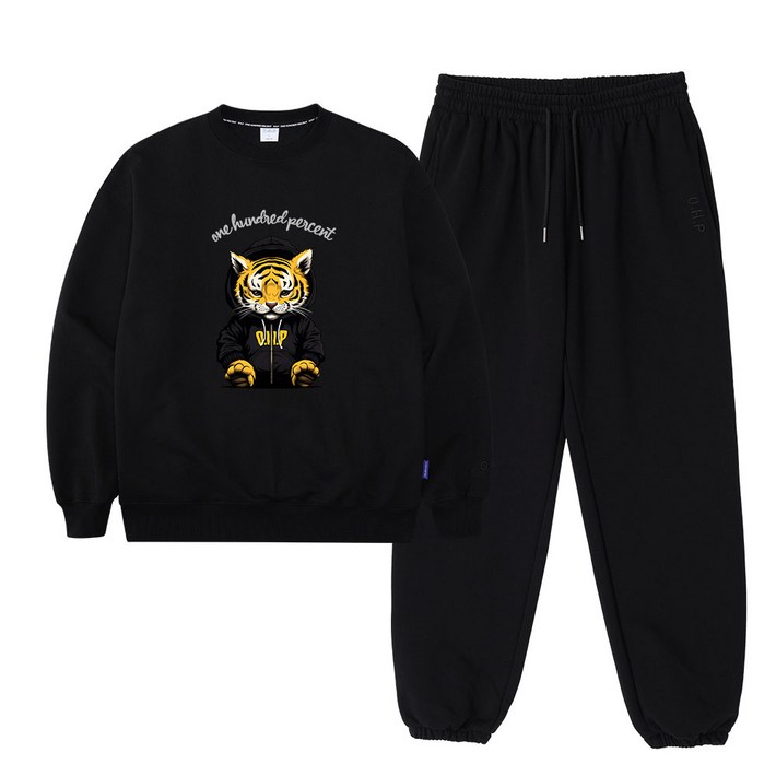 O.H.P원헌드레드퍼센트 작품을 입는다 오버핏 헤비 맨투맨조거팬츠 셋업 BEST6