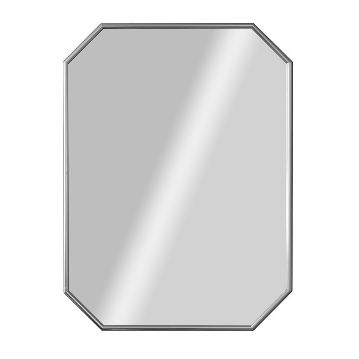 AL 직팔각 벽거울 골드 실버 블랙 600X800 욕실 화장실 화장대 파우더룸 프레임