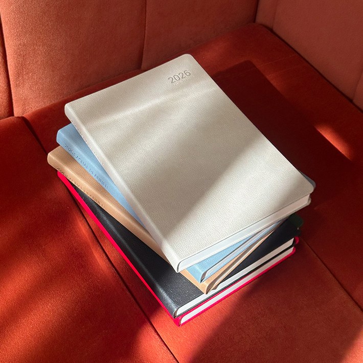 프랭클린플래너 26년 캐주얼 다이어리 2D1P 25절 LOGROG 2026, 웜블랙