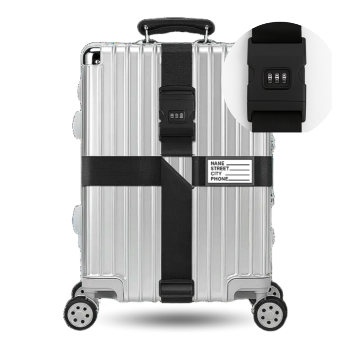 라운드샵 이중잠금 터짐방지 여행 캐리어 벨트