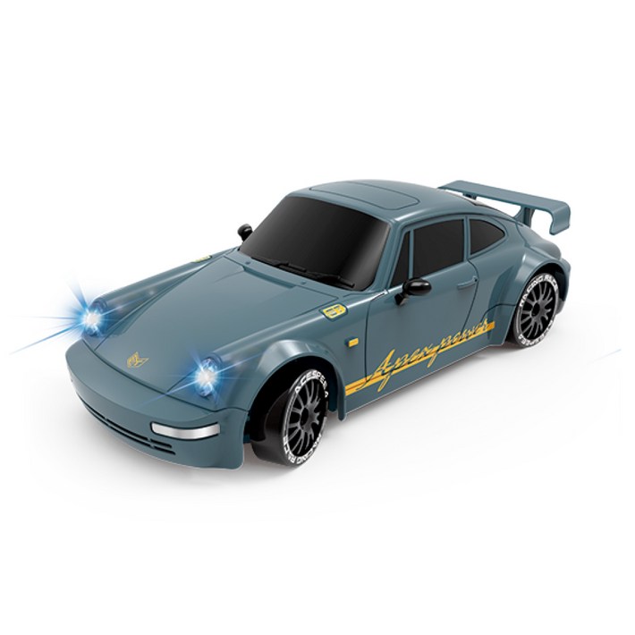 UB 120 정밀 드리프트 RC카 4WD 자동차 레이싱 시뮬레이션 원격제어, 그레이, 1개